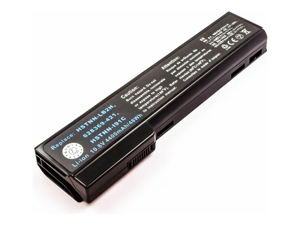 CoreParts - Batteri för bärbar dator (likvärdigt med: HP 628670-001, HP QK642AA) - 6-cells - 4400 mAh - 47.52 Wh - svart - för HP EliteBook 84XX, 85XX Mobile Thin Client 6360, mt40 ProBook 6360, 64XX, 65XX