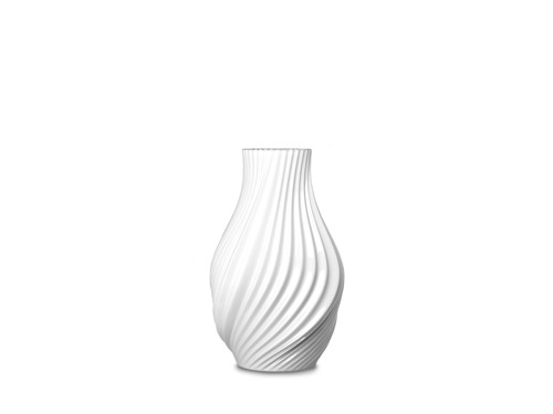 Lyngby Porcelæn - Twist Vas - White - 18 cm, bild 2