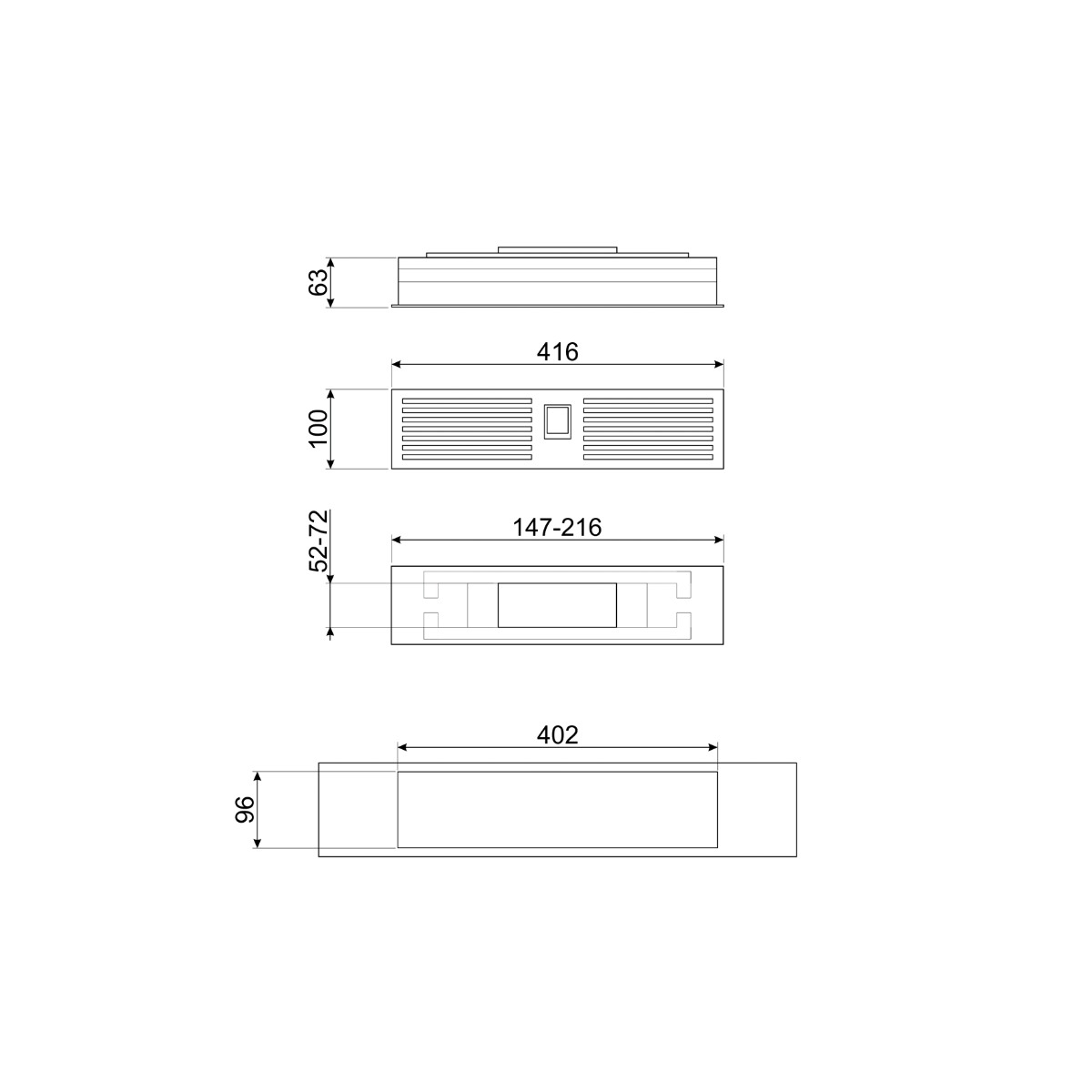 Smeg GRIDKDH12 galler