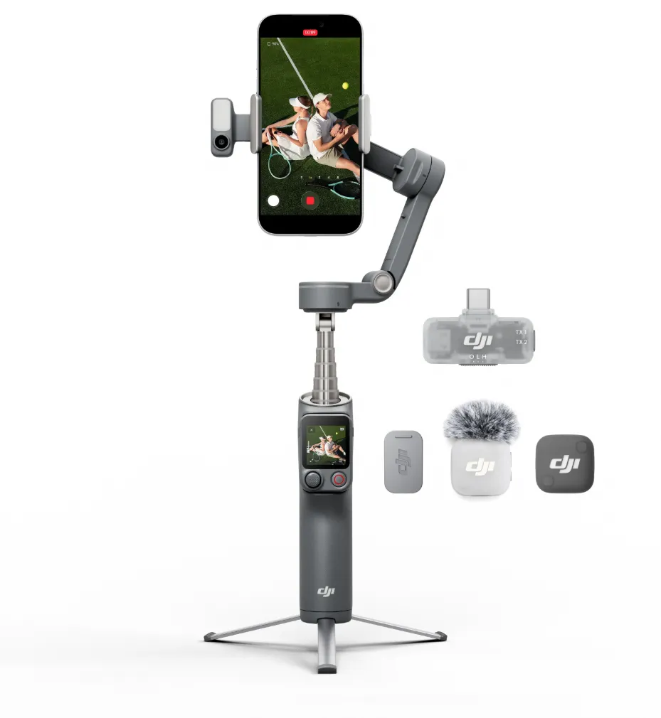 DJI Osmo Mobile 8P Creator Combo kamerastabilisator för smartphone, svart