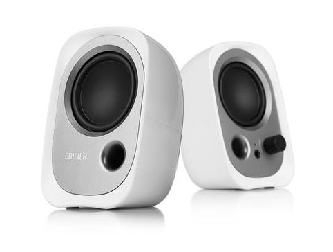 Edifier R12U, 2x2W RMS, aktiva högtalare, strömförsörjning via USB - Vit, bild 3