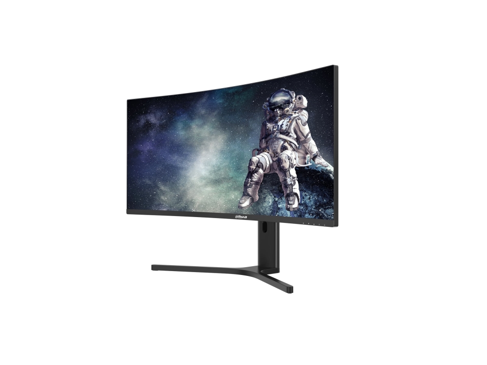 Dahua DHI-LM34-E330CA - LED-skärm - böjd - 34 - 3440 x 1440 WQHD @ 200 Hz - VA - 300 cd/m² - 3500:1 - HDR10+ - 1 ms - 2xHDMI, 2xDisplayPort - svart
