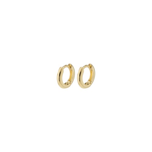 PILGRIM - TYRA Chunky Mini Hoop Earrings - Gold-Plated - 12 mm