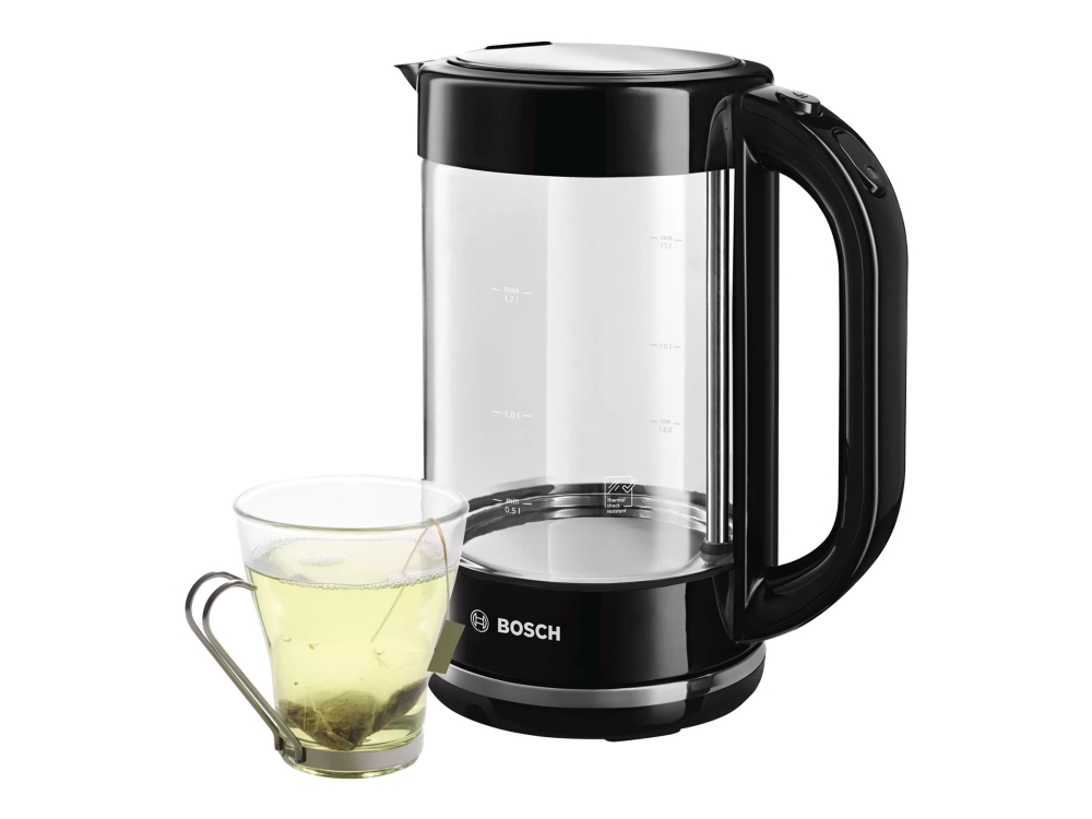 Bosch TWK70B03 - Vattenkokare - 1.7 liter - 2.4 kW - svart