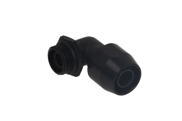Alphacool 17455, Svart, Slangkoppling, mässing, 1/4, 90°, 27 mm