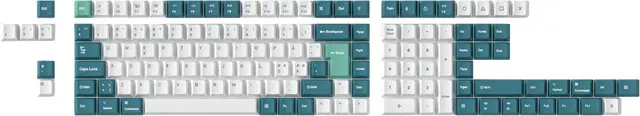 Keychron PBT-tangentsats (White Mint)