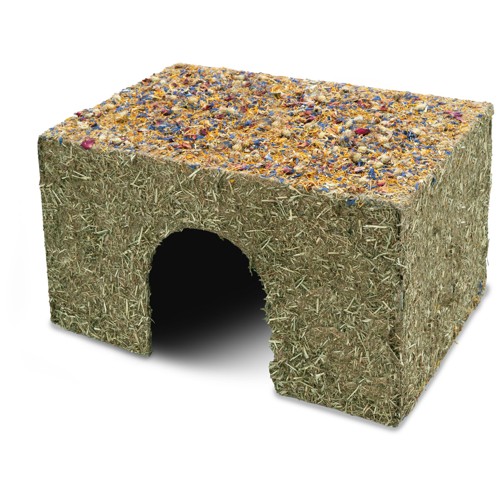 Jr Farm - Hay House with flowers - M