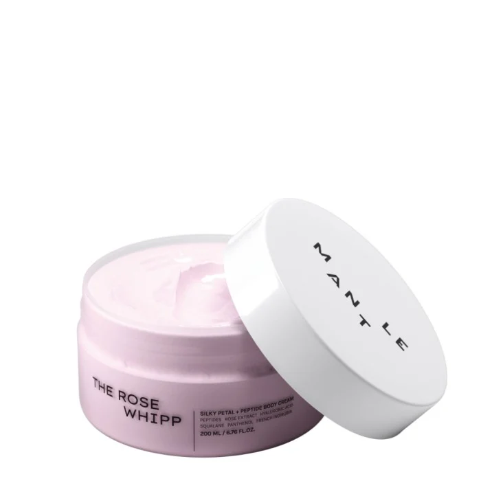 MANTLE The Rose Whipp Silky petal + peptide body cream 200 ml, bild 3