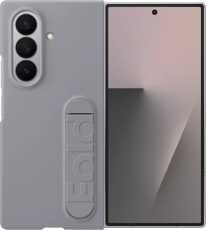 Samsung Galaxy Z Fold7 silikonfodral, grå, bild 5