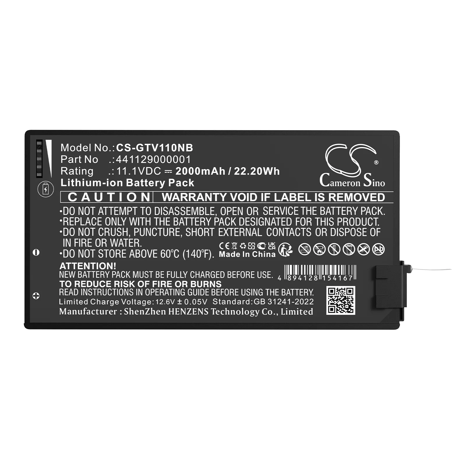 Batteri till Notebook, Bärbar dator för Getac V110, bild 5