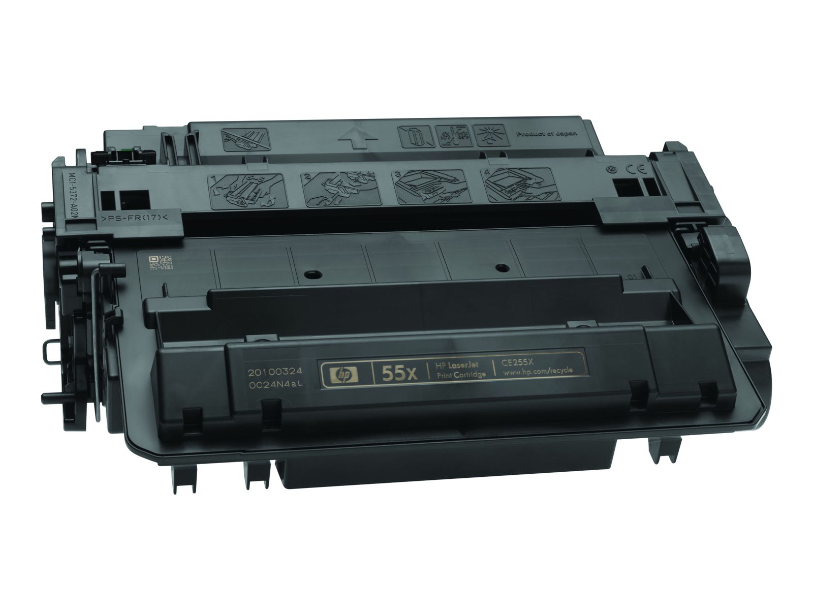 HP Toner svart CE255X 12,5k sid, bild 2