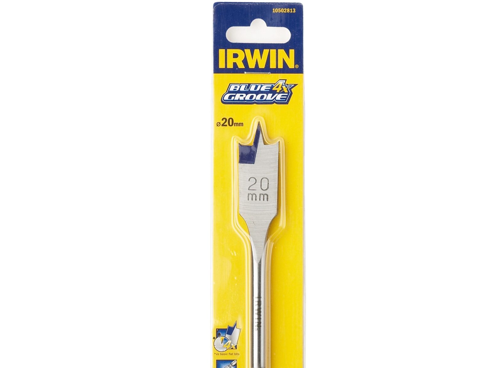 IRWIN 10502803, Borr, Centrumborr, 6 mm, 157 mm, Trä, Rostfritt stål