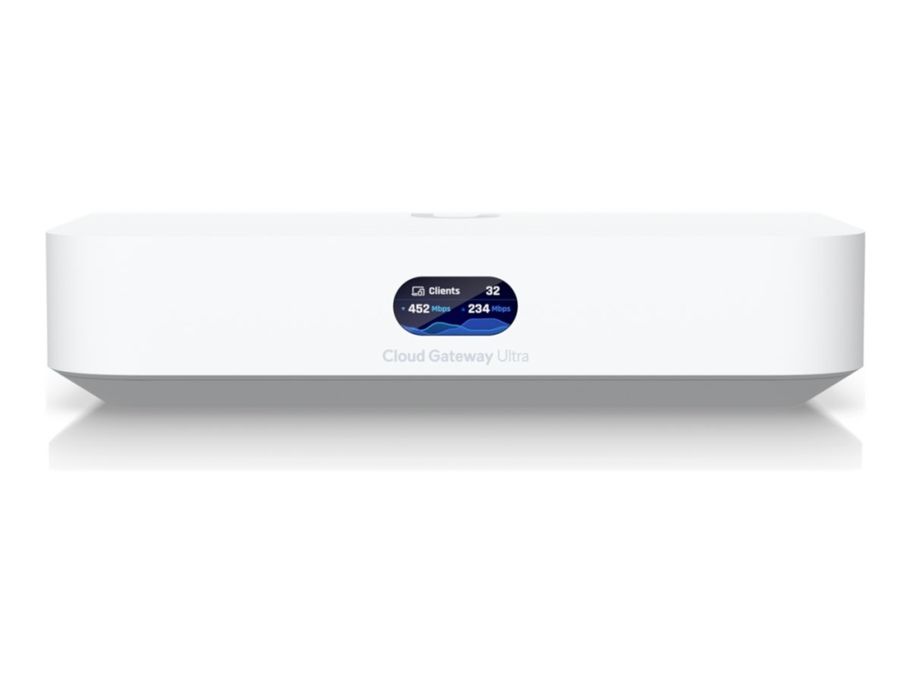 Ubiquiti Ultra - Gateway - kompakt - 1GbE, 2.5GbE - molnhanterad - skrivbord - för P/N: UACC-FM-17CM, UACC-UTS