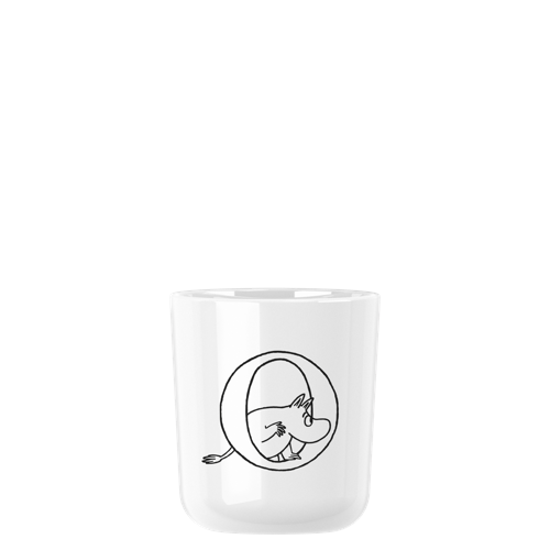 RIG-TIG - Moomin ABC mugg - Moomin white - 0.2 l