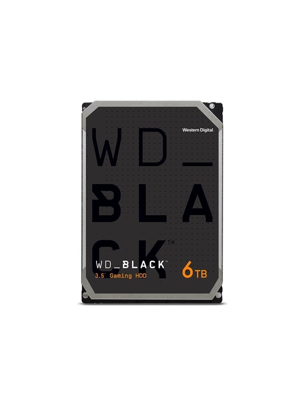 WD Black 6004FZBX - hard drive - 6 TB - gaming - SATA 6Gb/s - 6TB - Hårddisk - WD6004FZBX - SATA-600 - 3,5"