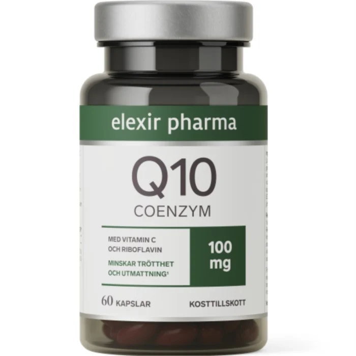 Elexir Pharma Coenzyme Q10 100mg 60 kapslar