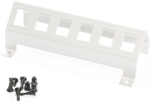 Monteringsplåt RJ-45, för keystone - vit, bild 3