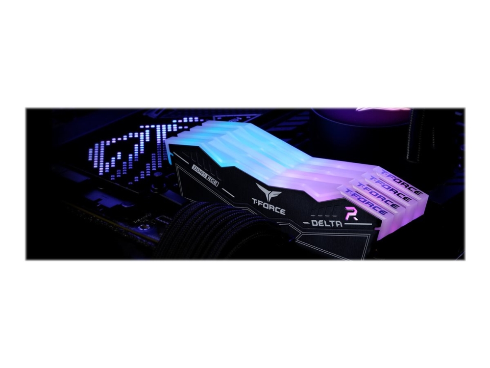 Team Group T-Force DELTA RGB DDR5 RAM 32 GB 6400 MHz CL40 2 x 16 GB, svart