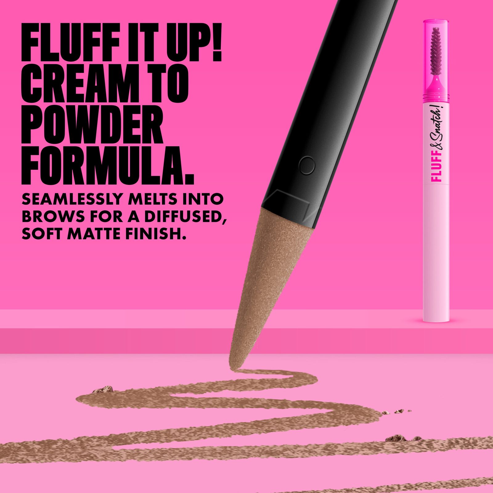 NYX PROFESSIONAL MAKEUP Fluff & Snatch Brow Powder Pen 01 Ash Blonde, bild 3