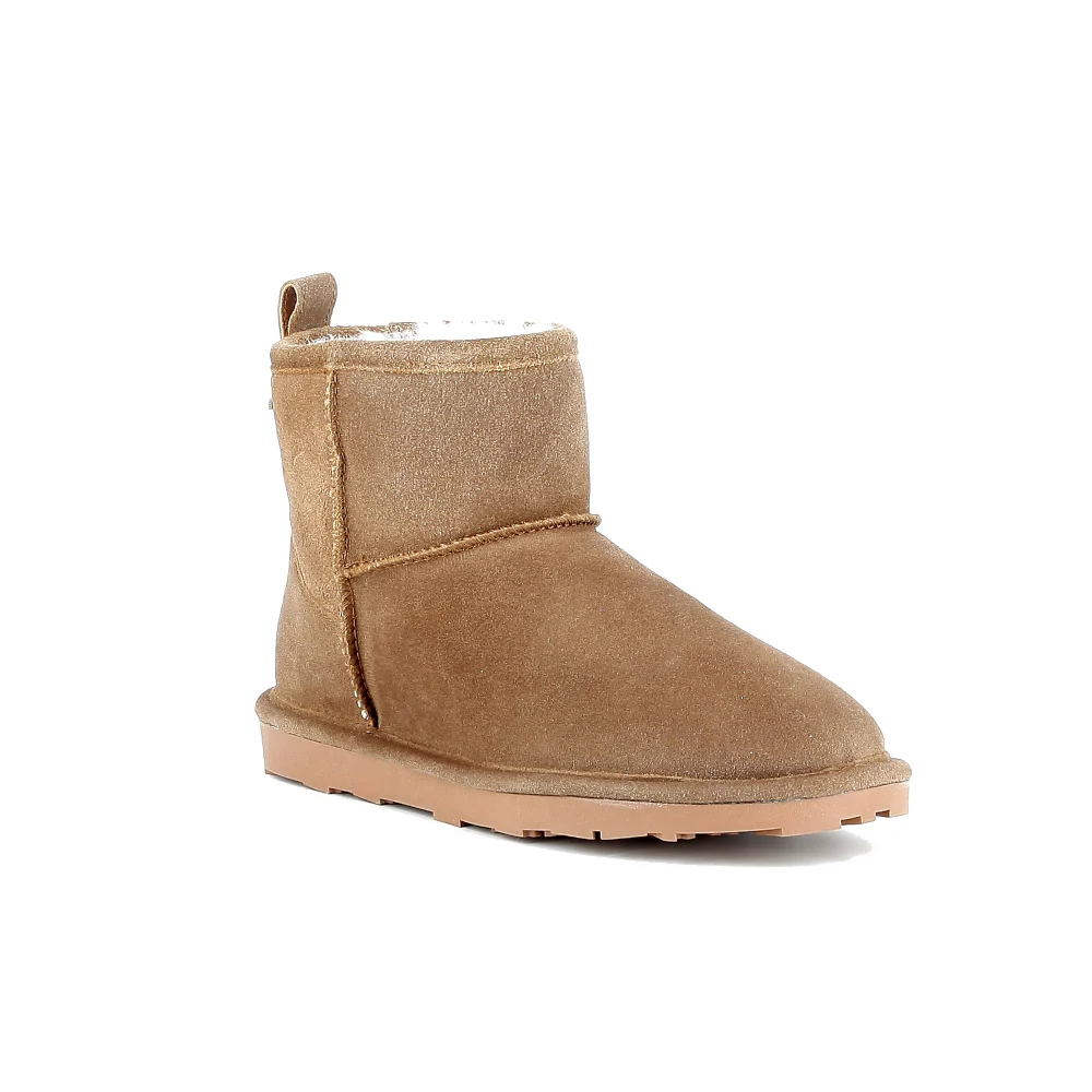 Axelda Venezia 37 - Vattentäta Fårskinnsboots Brun/Vit