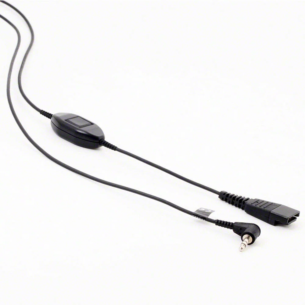 Jabra - Headset-kabel - Snabburkoppling hane till mini-phone stereo 3.5 mm hane - för Alcatel 8 Series IPTouch 4038, 4068