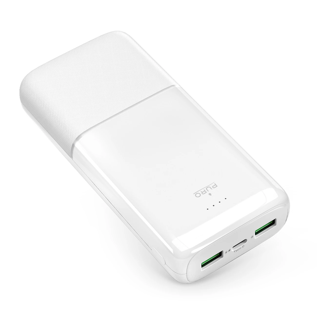 Powerbank Puro DAILY 20 PLUS 20000mAh 2x USB-A / 1x USB-C 22,5W PD AFC - vit