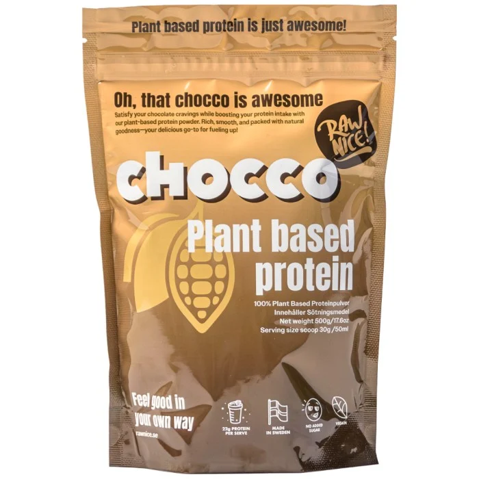 Rawnice Proteinpulver Choklad, 500 g