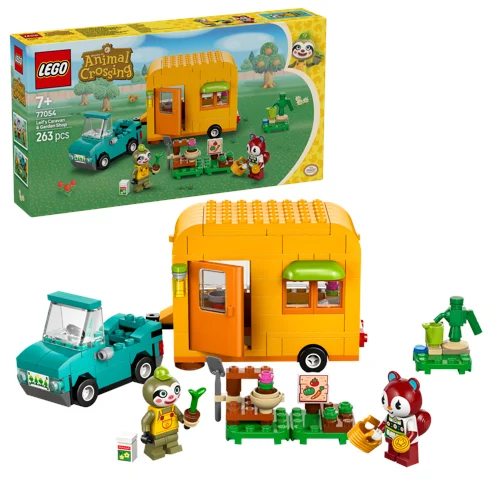 LEGO Animal Crossing Leif med Husvagn och Trädgårdsbutik 77054