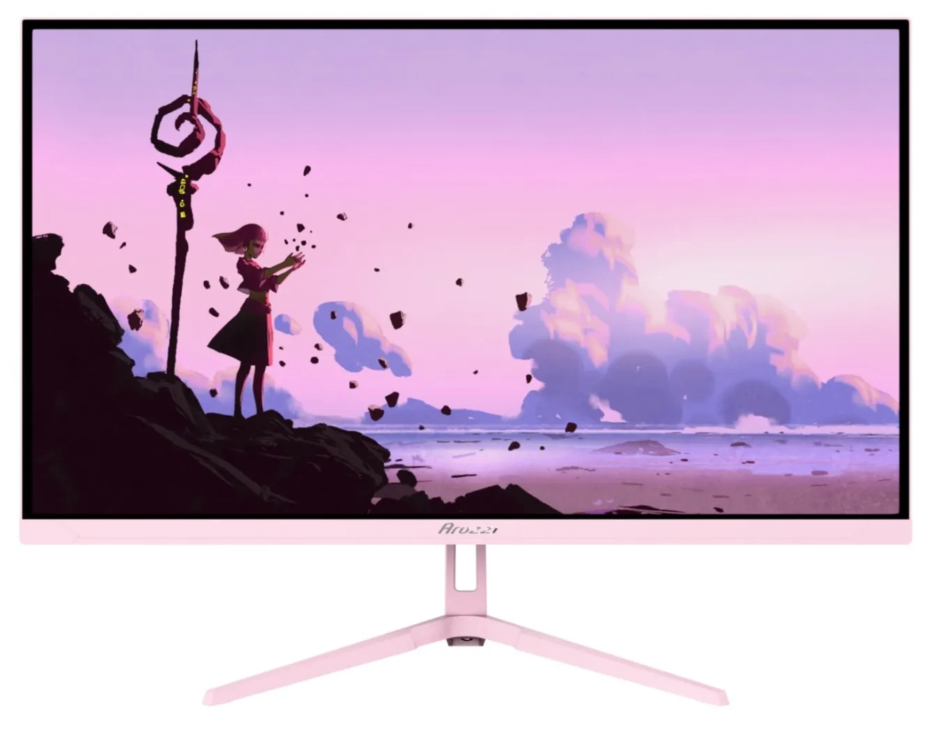 Arozzi Nova 27" QHD/IPS/260Hz/1ms gamingskärm (rosa)