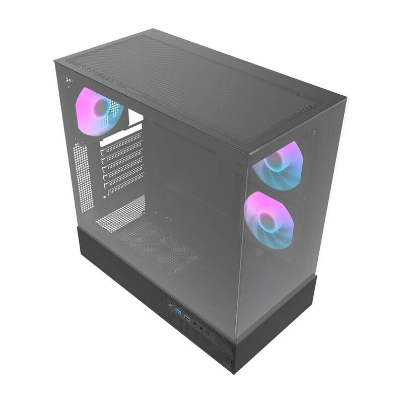 Darkflash DPX90 computer case (black) - Chassi - Miditower - Svart, bild 3
