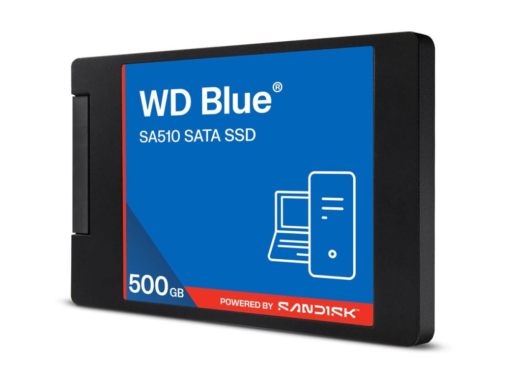 WD Blue SA510 - SSD - 500 GB - inbyggd - 2.5 - SATA 6Gb/s