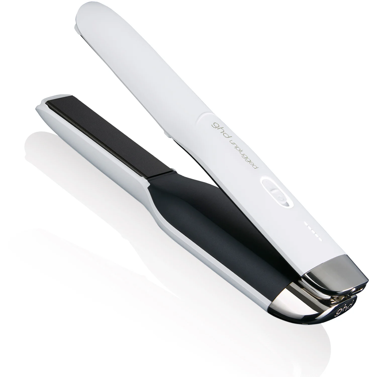 ghd Unplugged - Cordless Hair Straightener Black White White