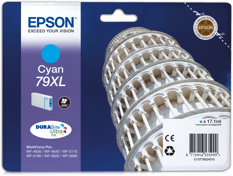 Epson Durabrite Ultra 79Xl, cyan