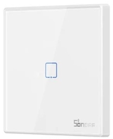 Sonoff T2EU1C-RF, Vit, Plast, Väggmontering, 0.433 GHz, 86 mm, 9 mm