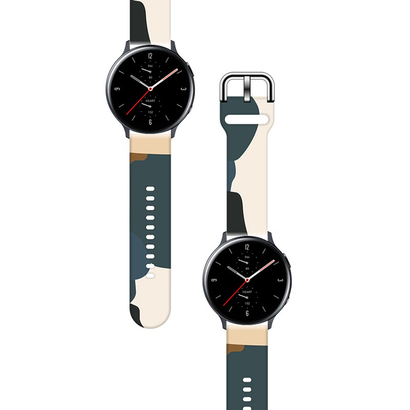 Armband Moro för Samsung Galaxy Watch 40/41/42/43/44 mm silikonarmband - mönster 13, bild 2