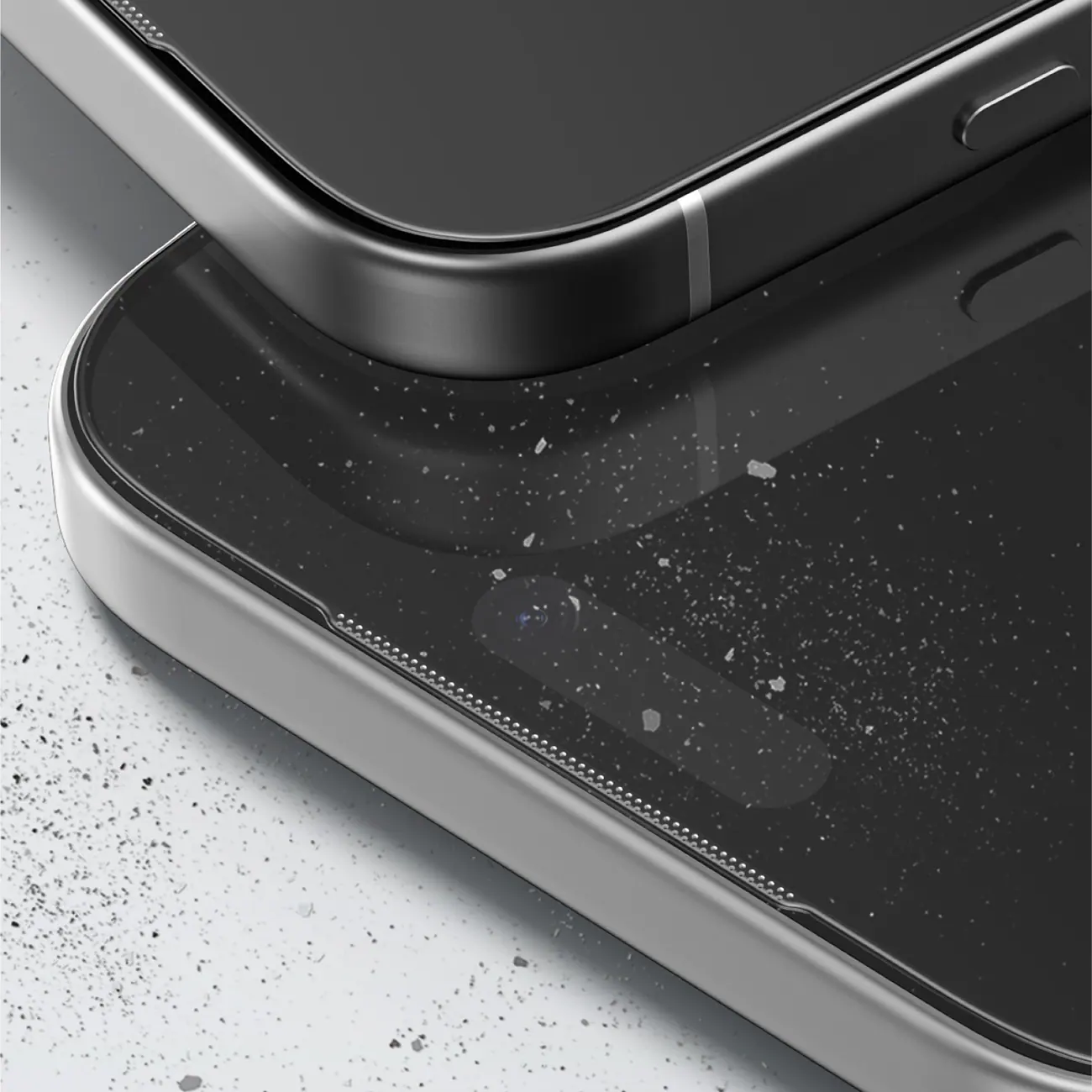 AmazingThing Titan Vision 7 härdat glas för iPhone 17 Pro Max Privacy, bild 5