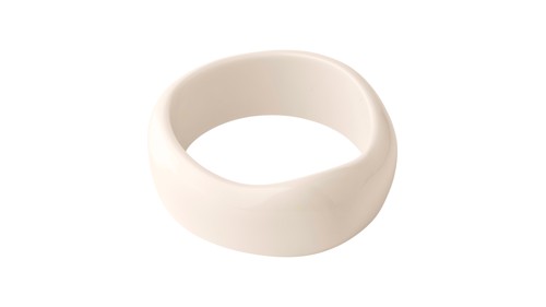 PILGRIM - AASE Maxi Bangle - Ivory - 65 x 65 mm, bild 3