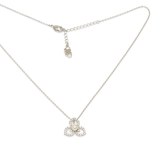Lily and Rose Elise Necklace Ivory pearl silver