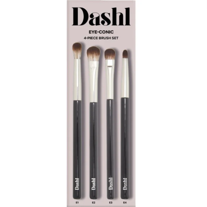 Dashl EYE-CONIC 4-Piece Brush Set