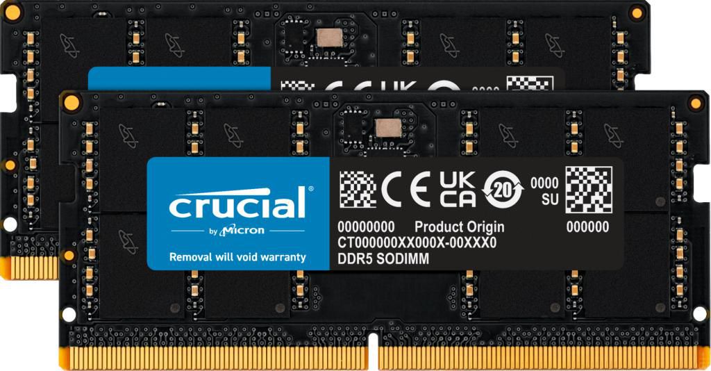 Crucial 96GB (2x48GB) DDR5 CL46 5600MHz, bild 3