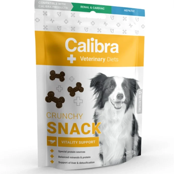 Calibra VD Dog Crunchy Snack Vitality Support 120 g