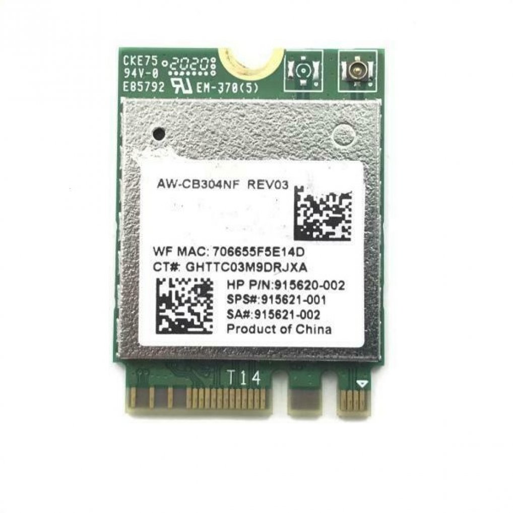 HP Wireless network adapter - 802.11ac - dual-band 2.4GHz & 5GHz - Bluetooth 4.2