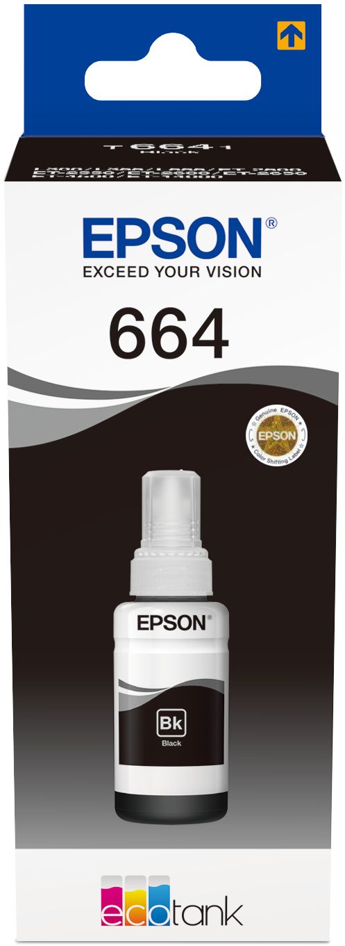 Epson EcoTank T6641 70 Ml, svart bläckflaska, bild 4