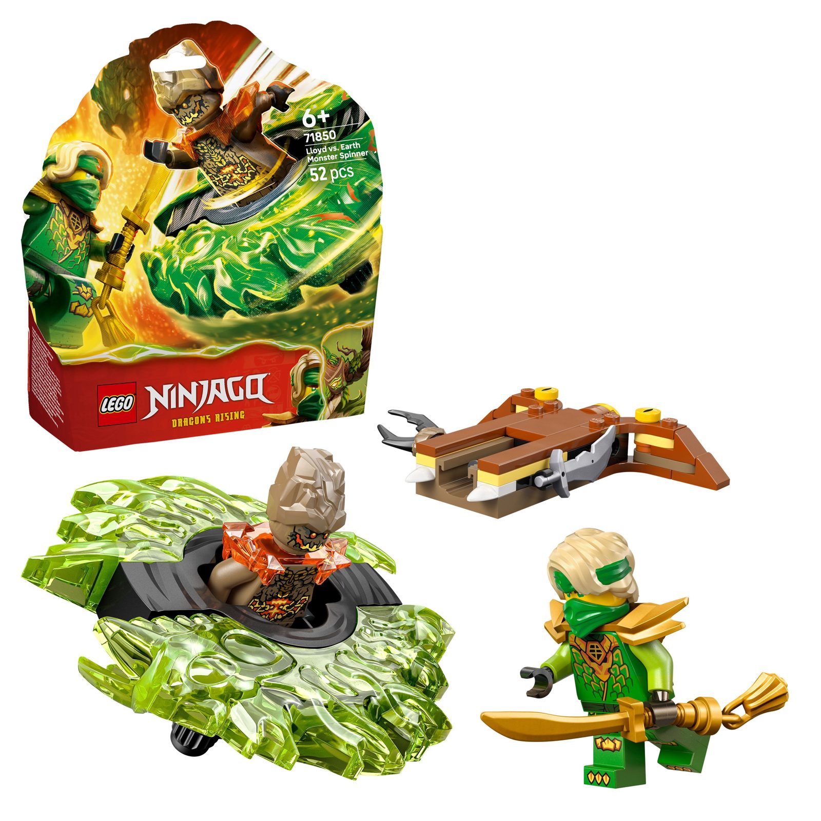 LEGO Ninjago Lloyd mot jordmonsterspinner 71850, bild 4