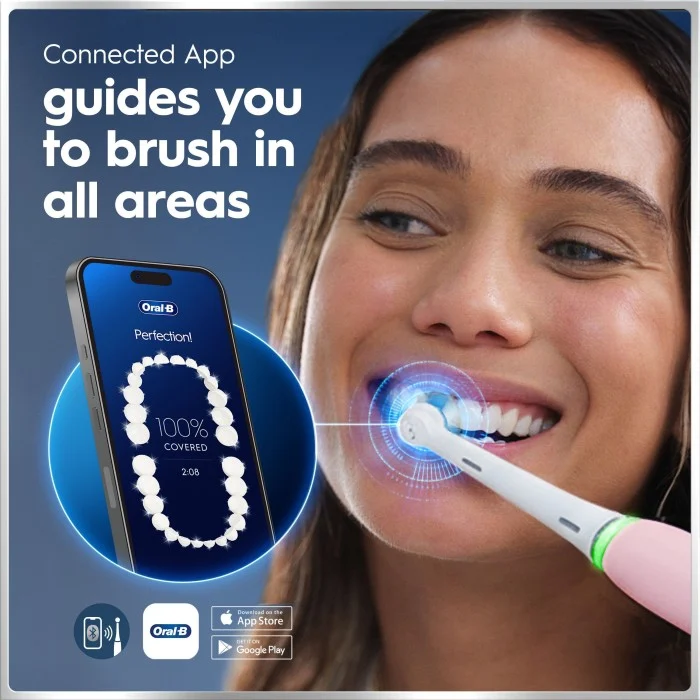 Oral-B iO6 eltandborste, Pink Sand, bild 2