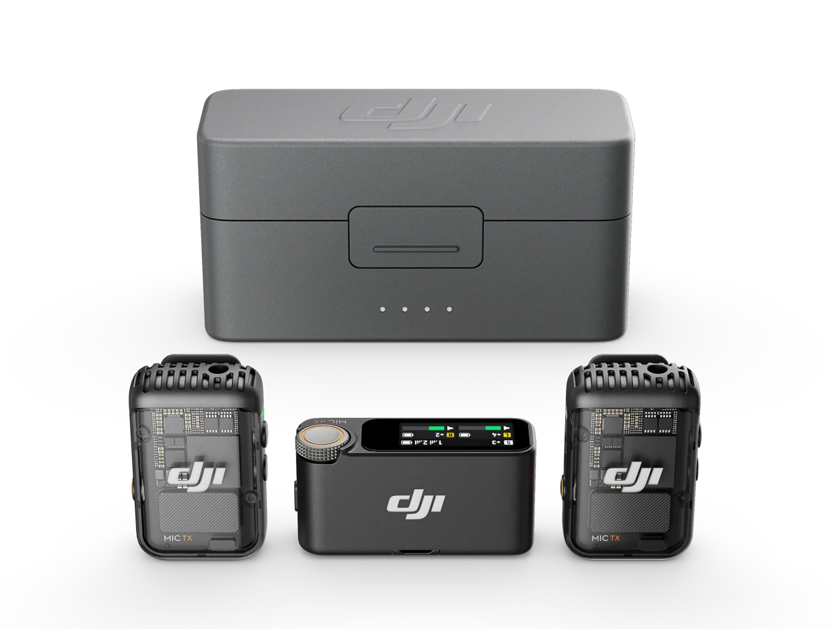 DJI Mic 2 trådlöst mikrofonsystem (2 TX + 1 Rx + laddningsfodral), bild 2