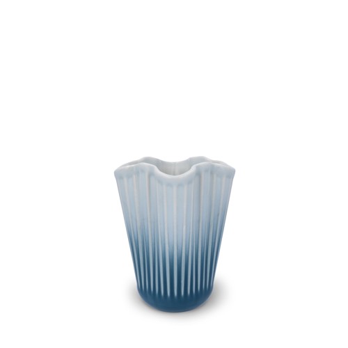 Kähler - Hammershøi Unfold Vas - Blå - 16.5 cm