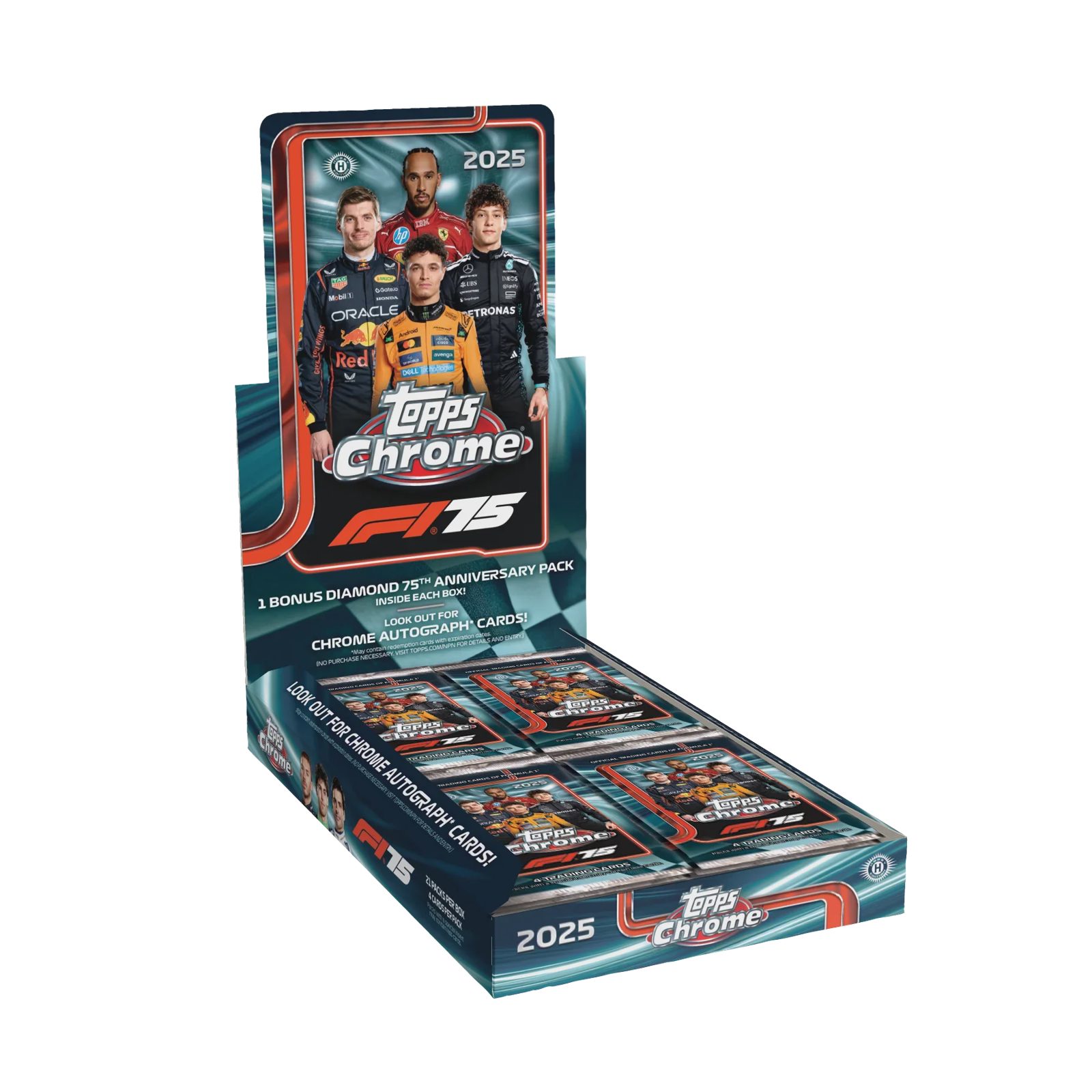 Topps Chrome Formula One 2025 Hobby Box