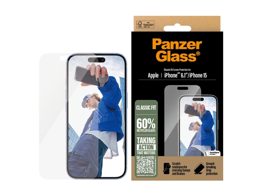 PanzerGlass - skärmskydd - iPhone 16, bild 5