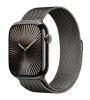 Apple Watch Series 10 GPS + Cell 46 mm skiffer titan, skiffer milanesisk loop - S/M